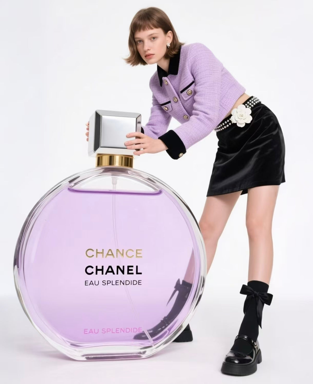 Eau Splendide | Round‑Bottle Floral Fruity Women’s Perfume | 100 ml